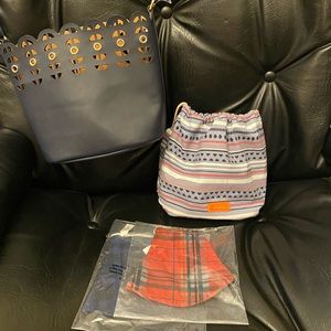 Stella & Dot crossbody purse with masks